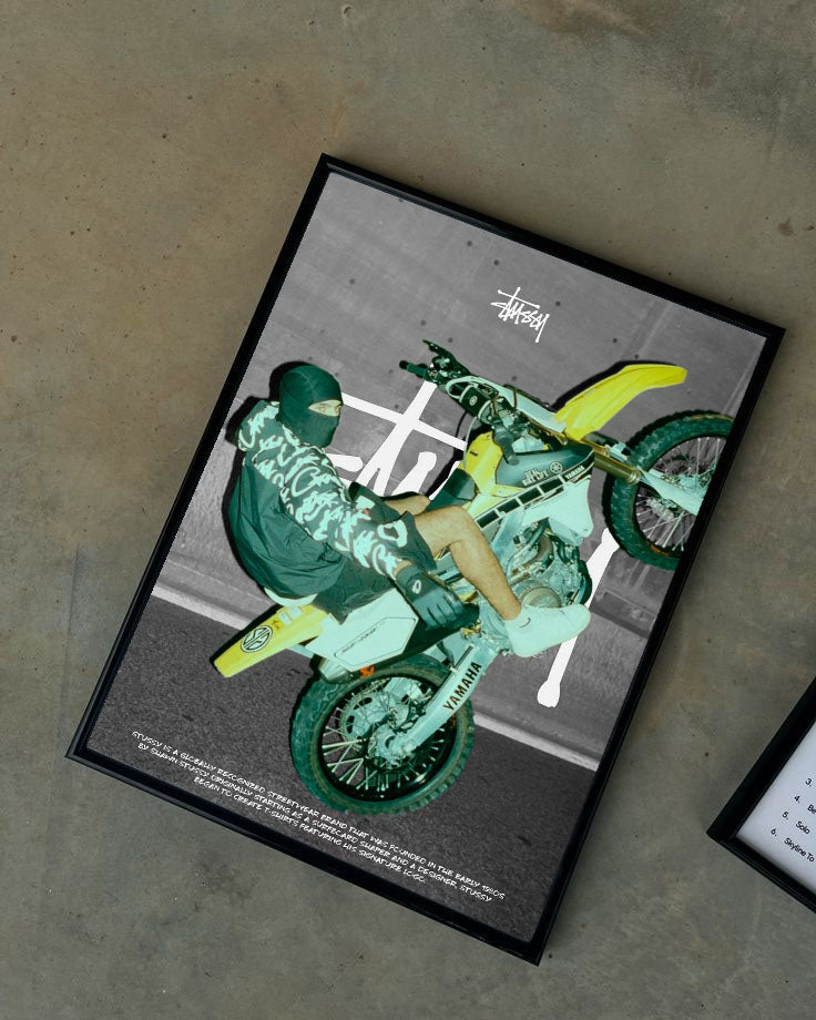 Stussy Çerçeveli Poster