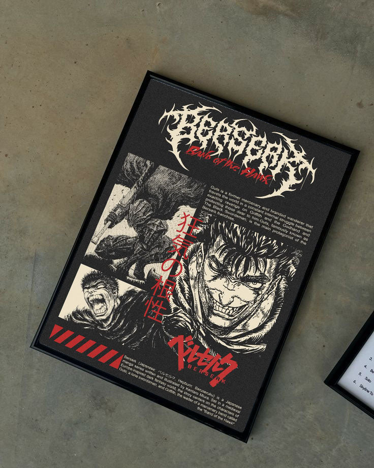 Berserk Çerçeveli Poster