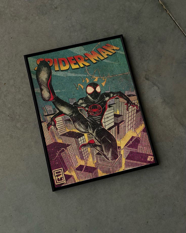 Spiderverse Çerçeveli Poster