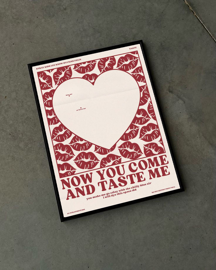 Heart Çerçeveli Poster