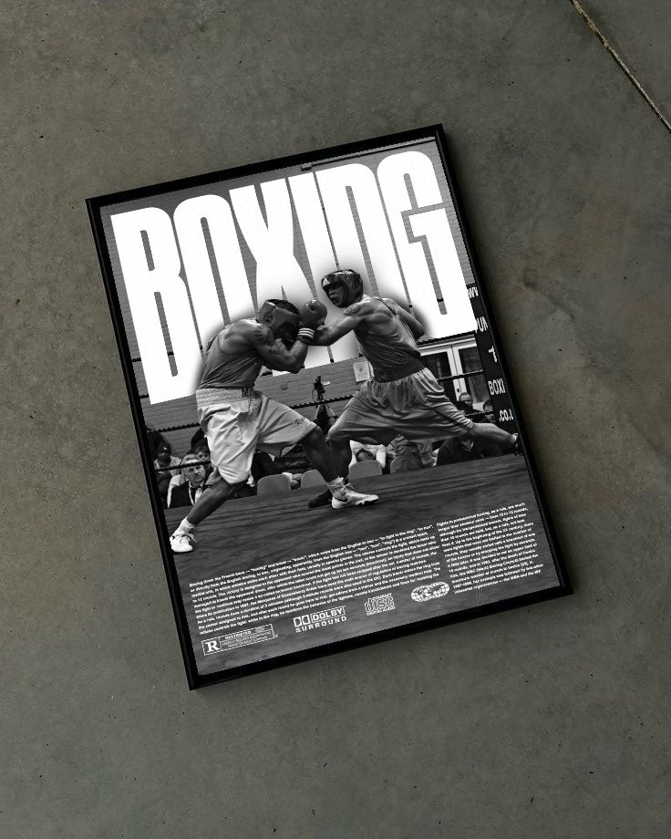 Boxing Çerçeveli Poster