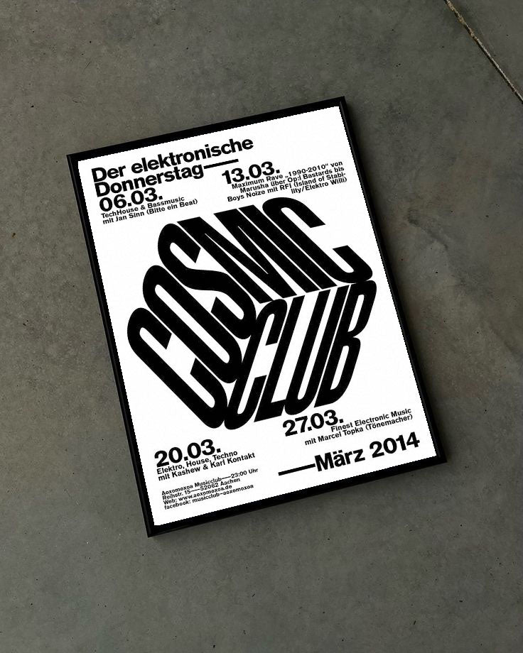 Cosmic Çerçeveli Poster
