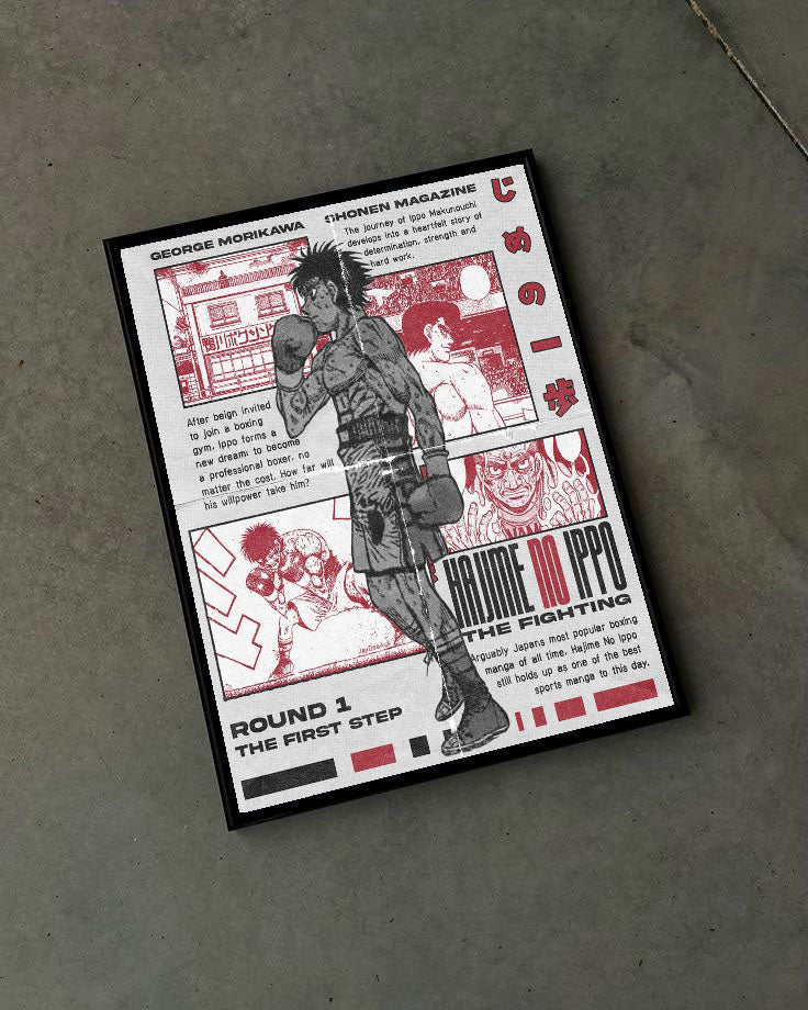 Hajime No Ippo Çerçeveli Poster