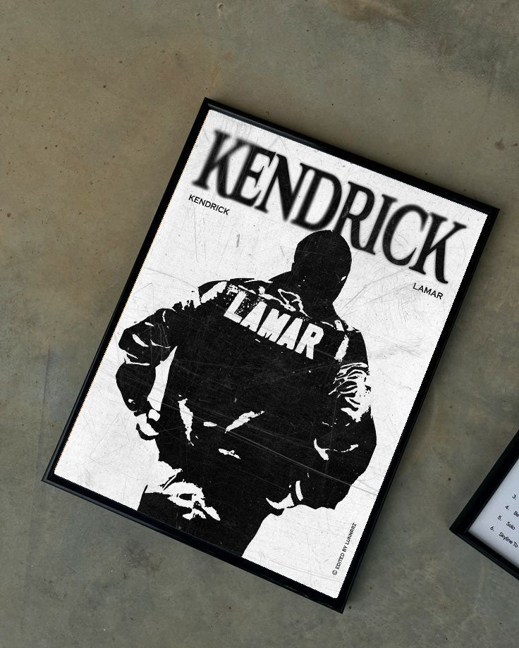 Kendrick Lamar Çerçeveli Poster